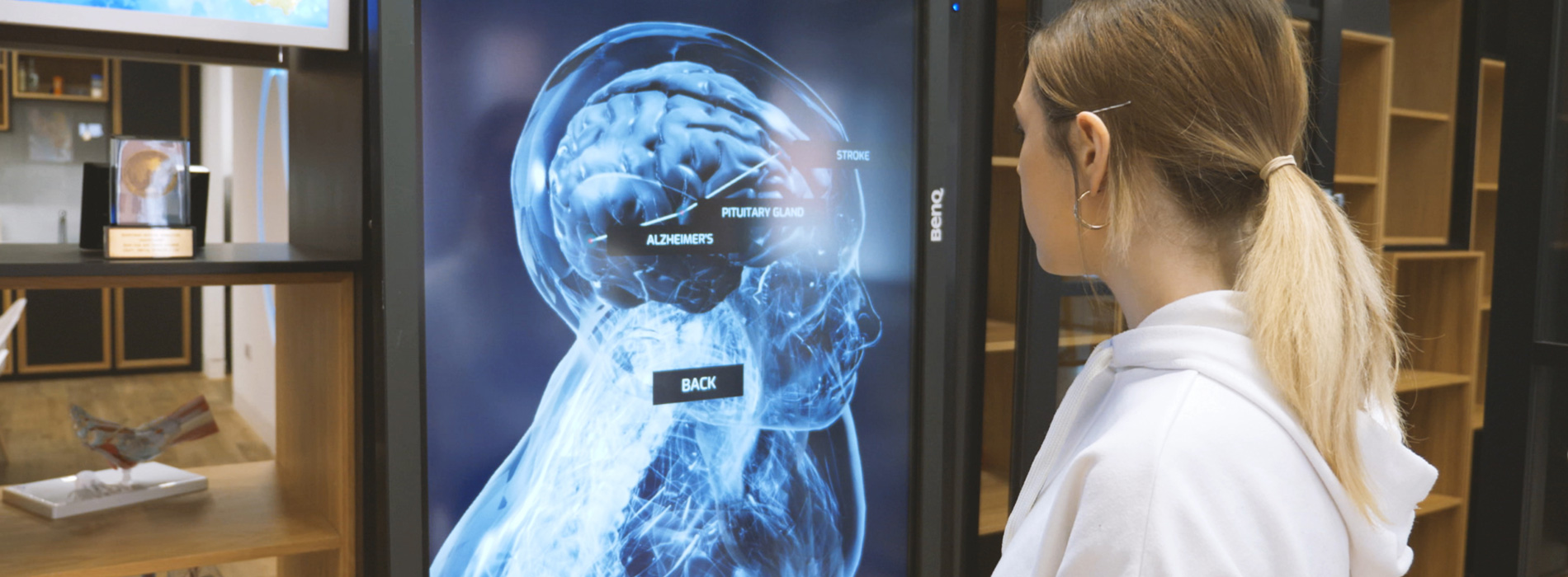 Interactive screen designed by Random42