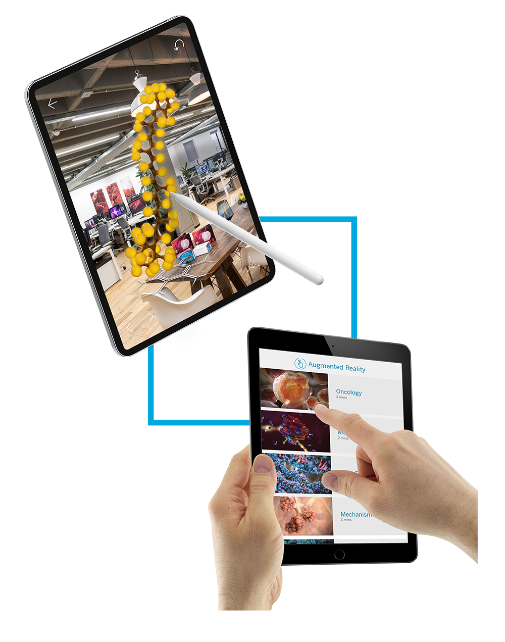 3D model augmented reality devices designed by Random42