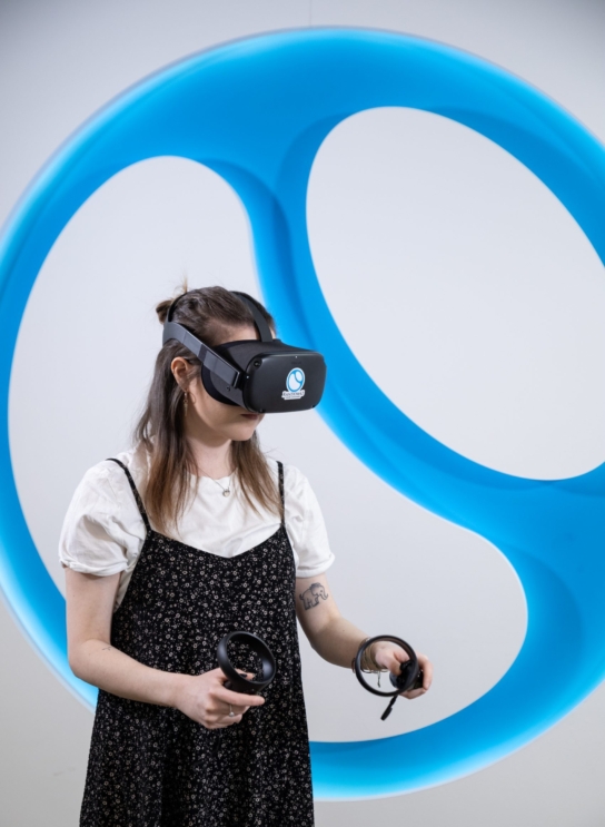 Virtual reality experience designed by Random42