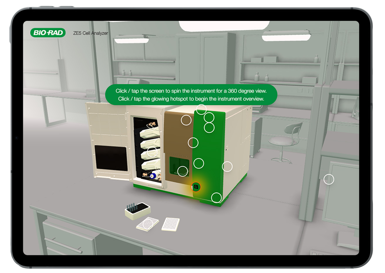Interactive 360 Device Viewer designed by Random42