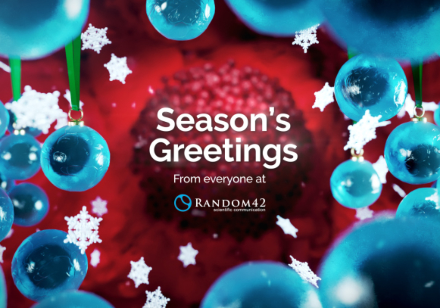 Seasons Greetings 2021 graphic designed by Random42
