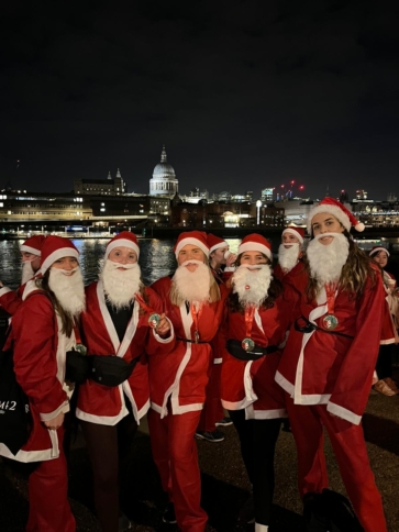 Santa in the City 2021 team