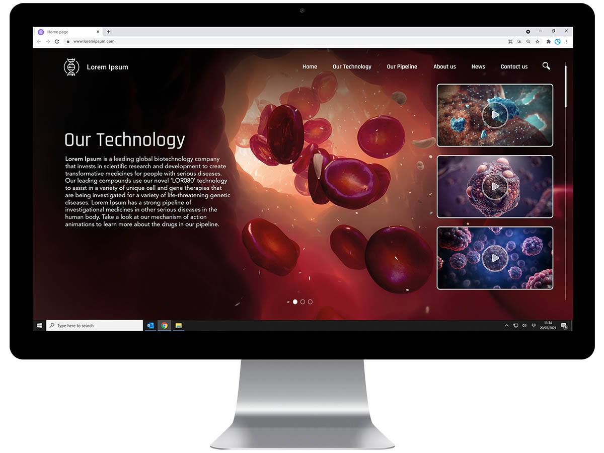 Biotechnology Animation for Websites | Random42