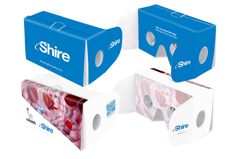 3D model of the Von Willebrand Disease VR Headsets