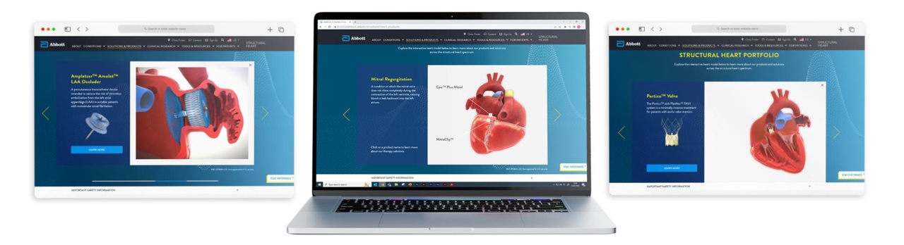 Interactive Cardiovascular Portfolio designed by Random42