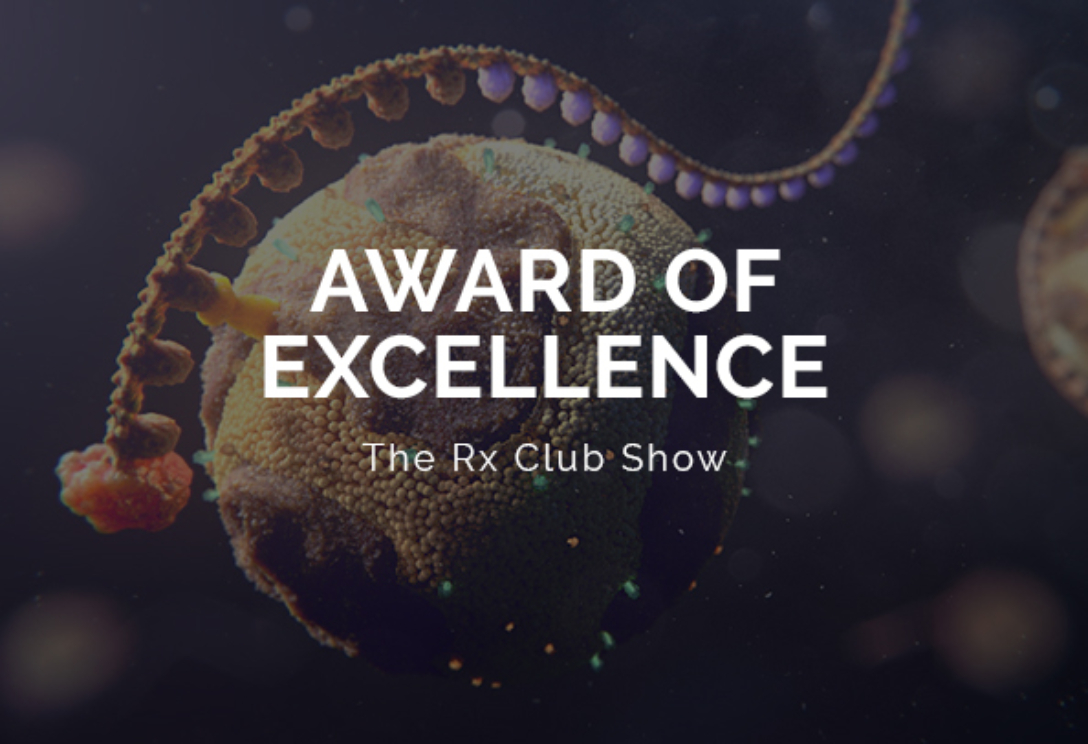 Random42 Rx Club Show 2022 Award of Excellence Logo