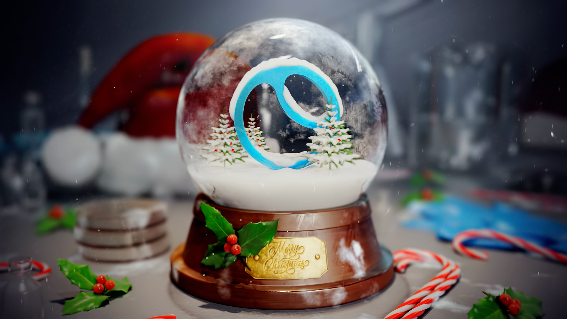 3D model of a snow globe designed by Random42