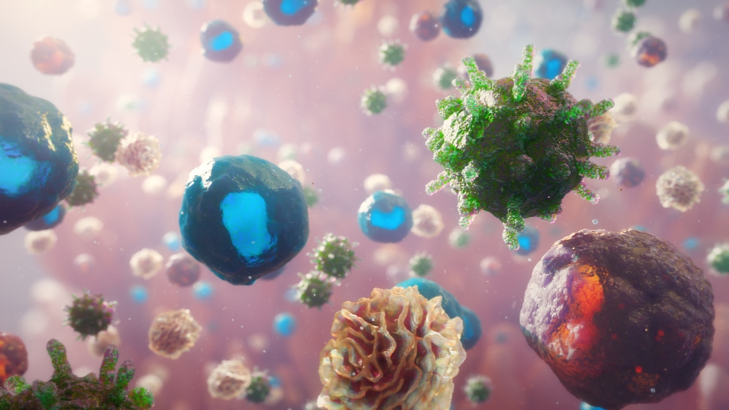 3D model of immunology cells designed by Random42