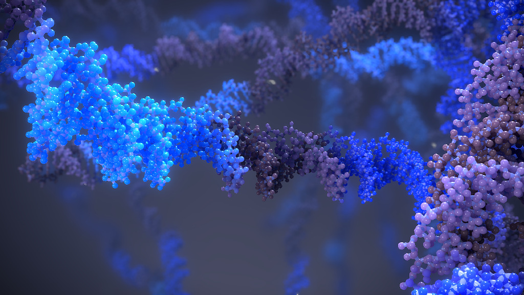 Drug target discovery scientific animation