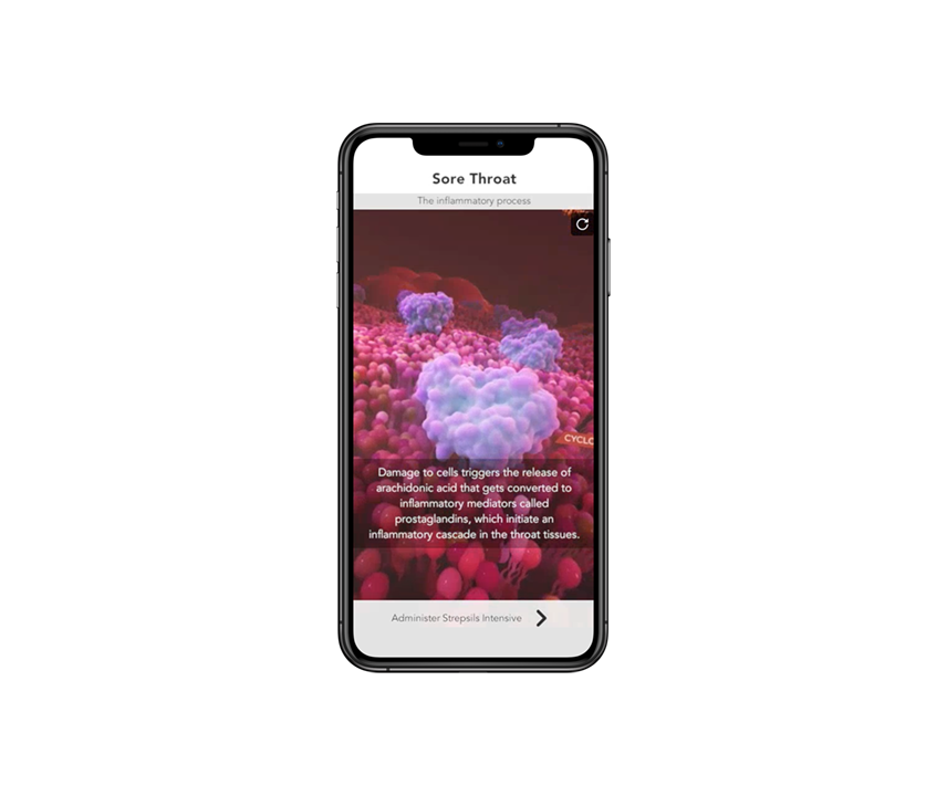 Strepsils Products in Augmented Reality