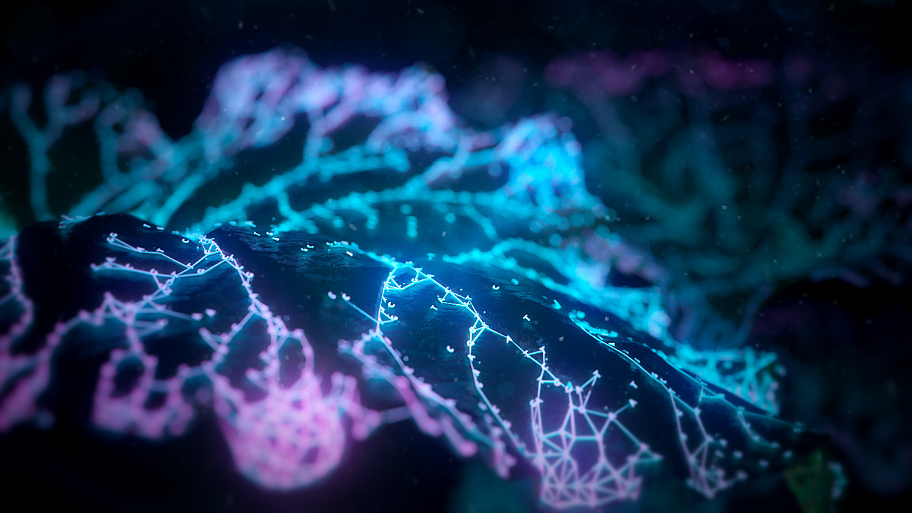 3D model of leaf genetics designed by Random42