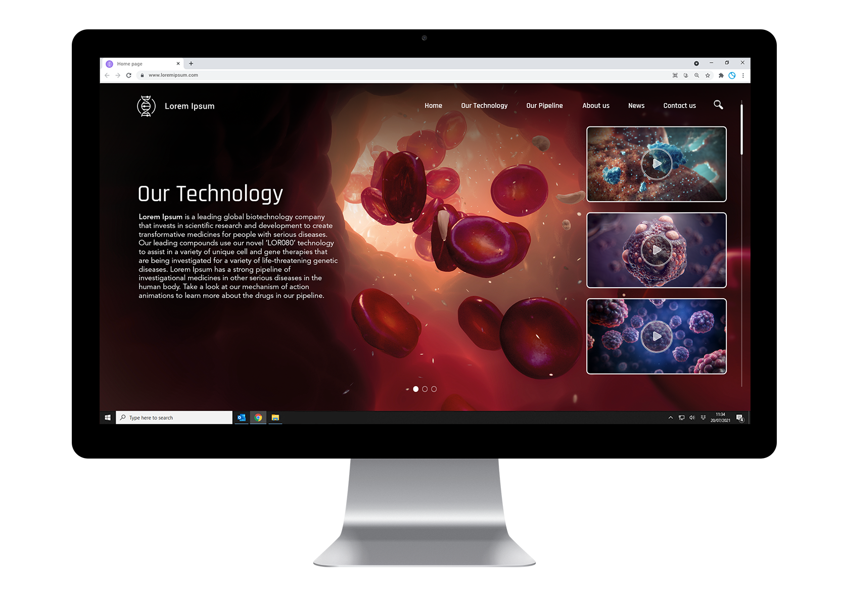 Pharmaceutical drug mechanism of action animations