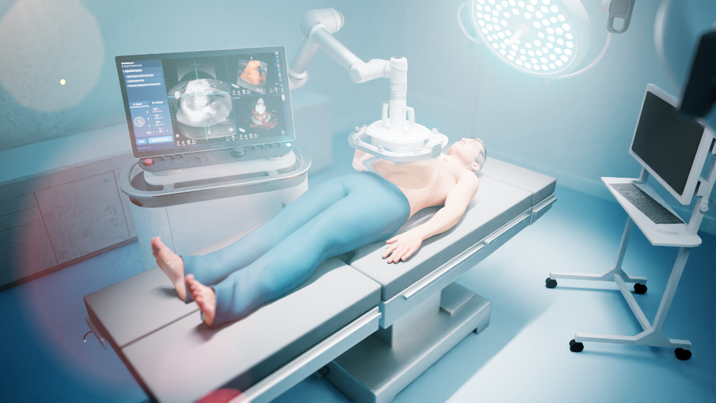 sonic beam therapy scientific animation