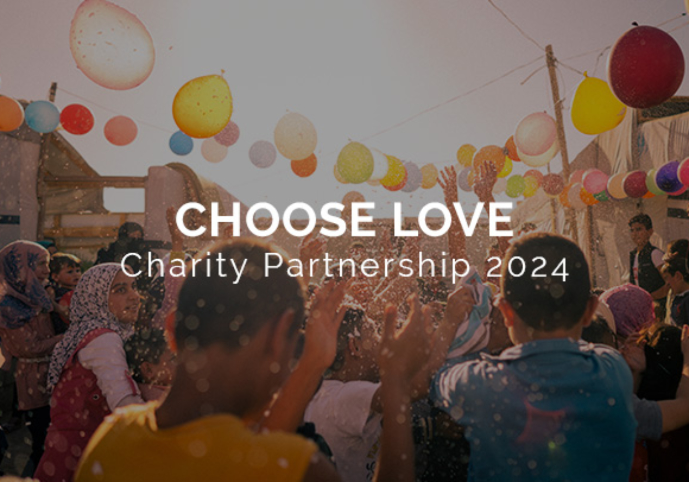 Choose love charity announcement