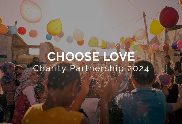 Choose love charity announcement