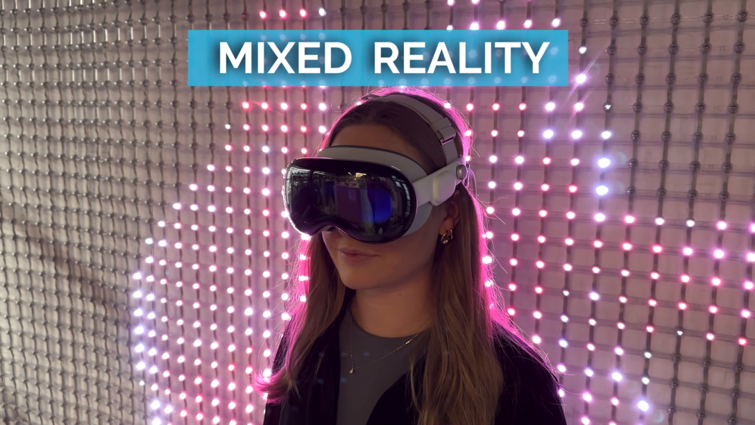 Scientific mixed reality video reel