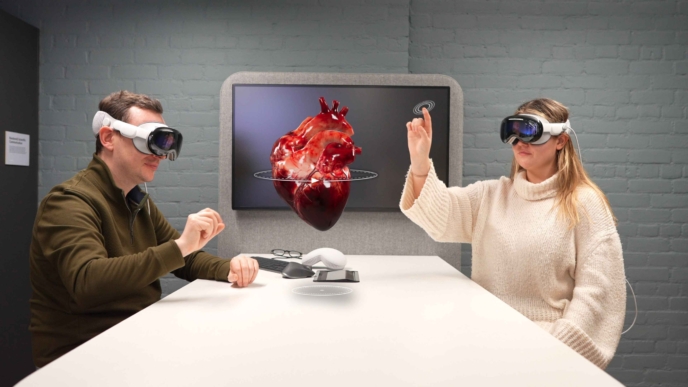 Scientific Mixed Reality Experience Vision Pro