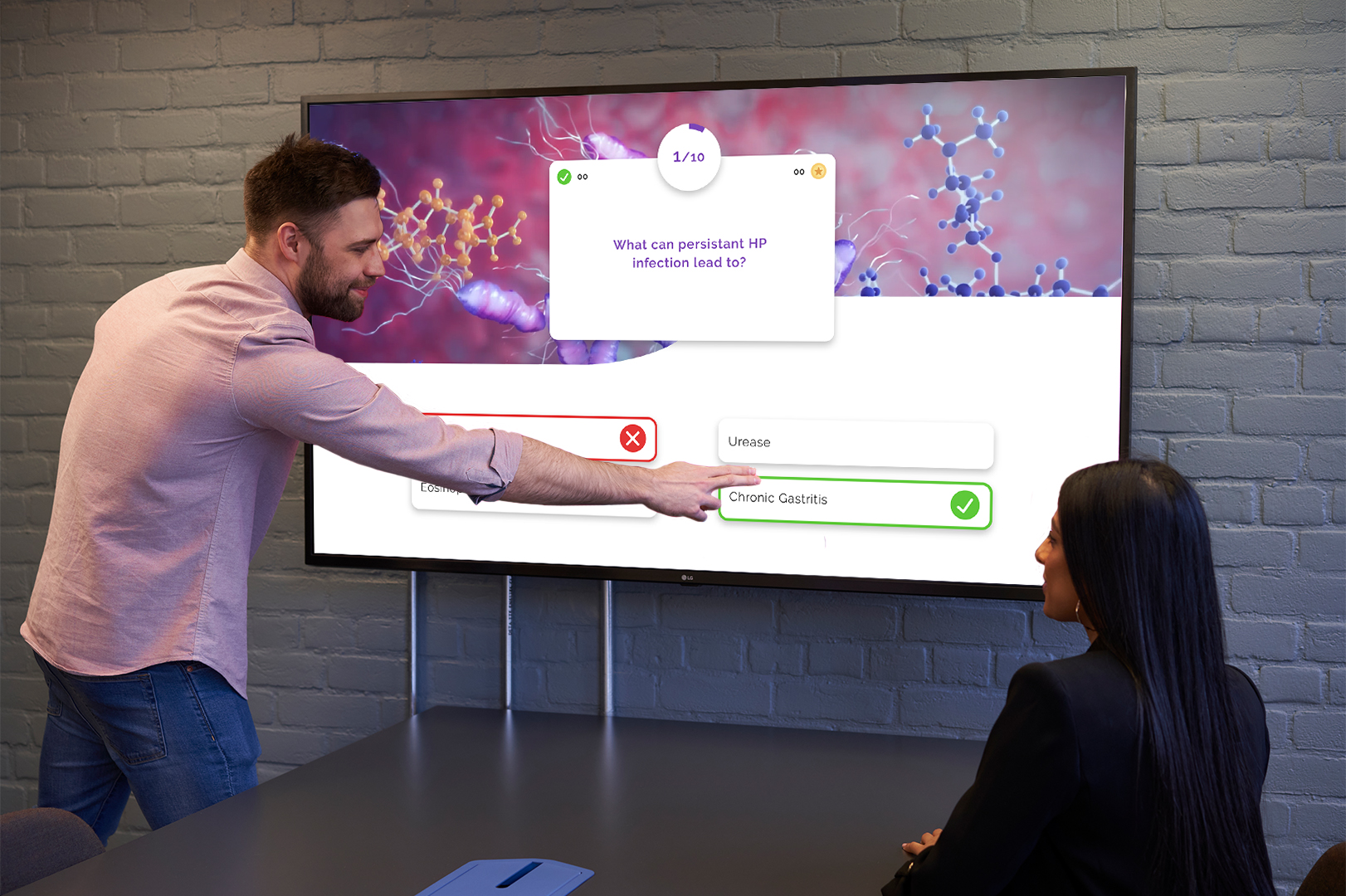 Scientific Interactive Quizzes