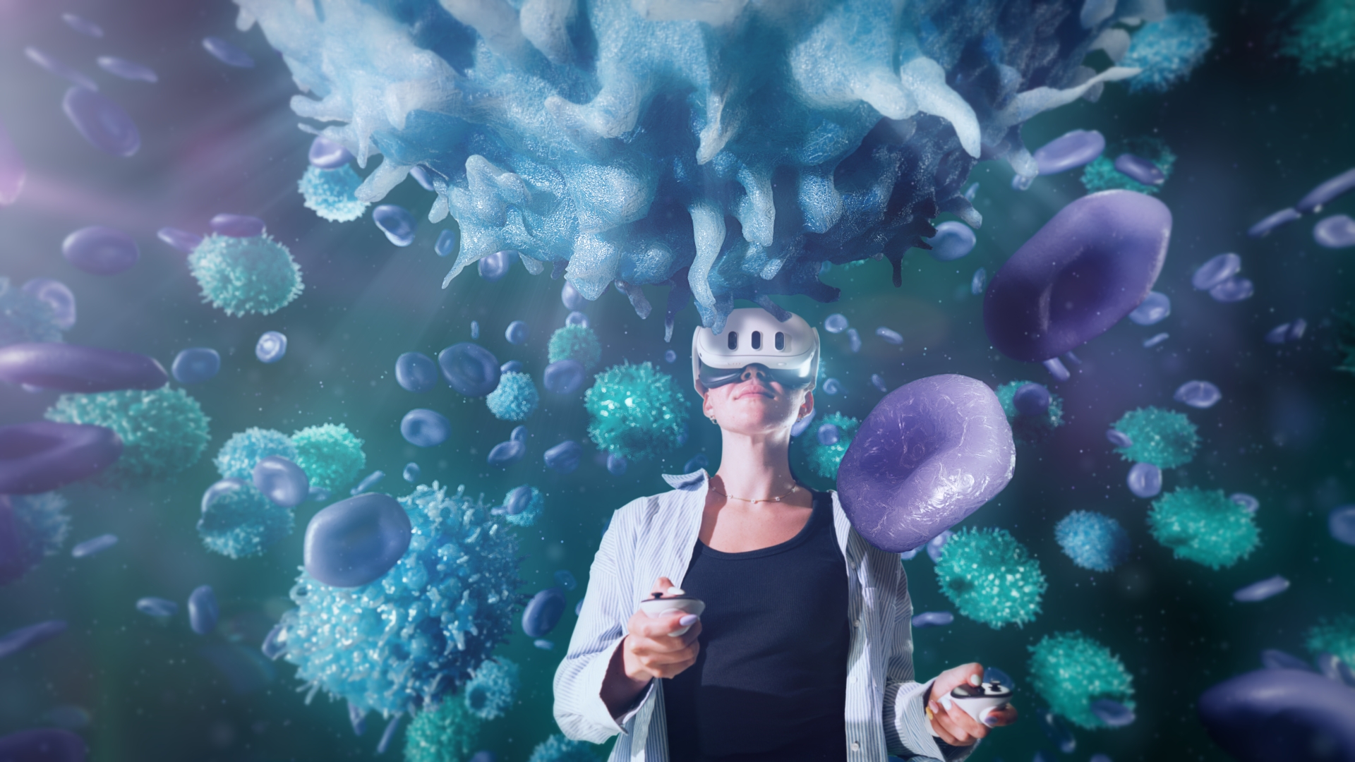 virtual reality for biotech conferences
