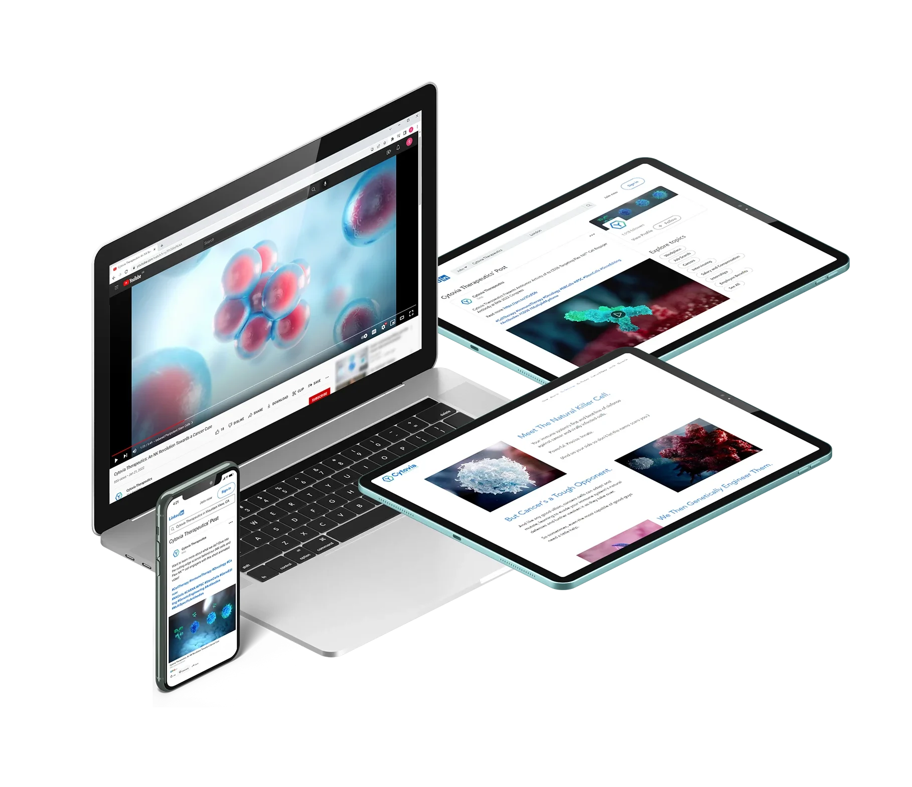 animation assets for social media biotech