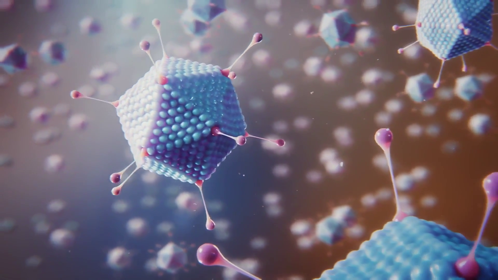 scientific animation of adeno virus