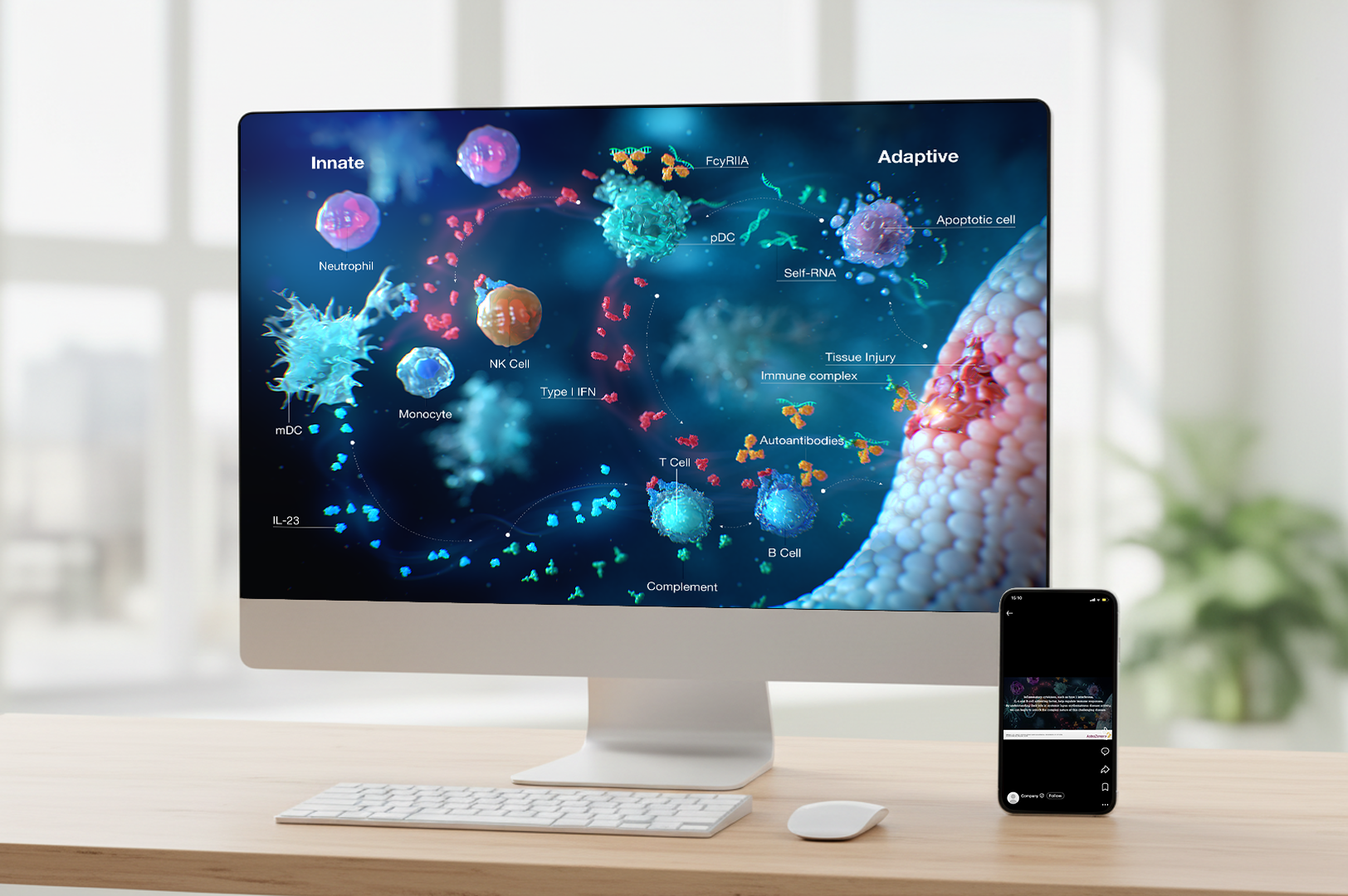 Schematic on desktop
